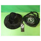 Cheval Clock/Purse - J Hats Size M Black Cheval Clock/Purse - J Hats Size M Black