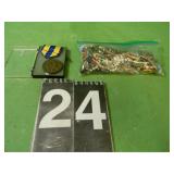 Small Bag Costume Jewelry & Expedition Medal Small Bag Costume Jewelry & Expedition Medal