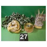 Flat Gold Garland With Angel Flat Gold Garland With Angel