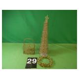 Gold Christmas Decor Tree 18' Gold Christmas Decor Tree 18'