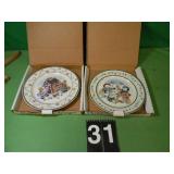 2 Holiday Plates 2 Holiday Plates