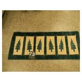 Christmas Rug 66' L X 22 1/2' W Christmas Rug 66' L X 22 1/2' W