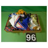 Flat Of Boy Scout Scarves & Sash Flat Of Boy Scout Scarves & Sash