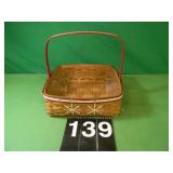 Longanberger Basket # 2155 11 1/2' X 11 1/2' X 4' Longanberger Basket # 2155 11 1/2' X 11 1/2' X 4'