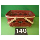 Longanberger Basket 2010 # 12918 14 1/2' L X- Longanberger Basket 2010 # 12918 14 1/2' L X-