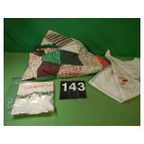 Tree Skirt - Round Table Cloth - Cross Stitch- Tree Skirt - Round Table Cloth - Cross Stitch-