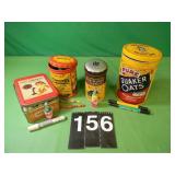 4 Collector Tins With Contents As Shown 4 Collector Tins With Contents As Shown