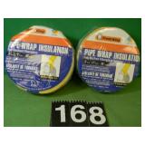 2 Packs Foil Backed Pipe Insulation 2 Packs Foil Backed Pipe Insulation