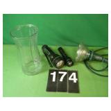Spot Light & 2 Flashlights- Spotlight Needs Bulb Spot Light & 2 Flashlights- Spotlight Needs Bulb