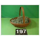 Longanberger Basket Egg Shape 12' L X 4' T Longanberger Basket Egg Shape 12' L X 4' T