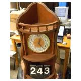Corner Shelf W/Clock 29' T X 8' X 7' Corner Out- Corner Shelf W/Clock 29' T X 8' X 7' Corner Out-