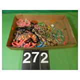 Flat of Costume Jewelry Necklaces Flat of Costume Jewelry Necklaces
