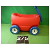 Red Plastic Wagon Red Plastic Wagon