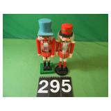 2 Nut Crackers 10 1/2' & 10' Tall 2 Nut Crackers 10 1/2' & 10' Tall