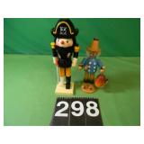 2 Nut Crackers 8' T & 10 1/2' T 2 Nut Crackers 8' T & 10 1/2' T