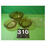 3 Vision Glass Pans & Pie Plate 3 Vision Glass Pans & Pie Plate