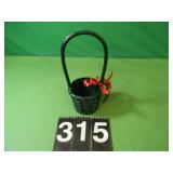 Cast Iron Christmas Basket 10' T Cast Iron Christmas Basket 10' T