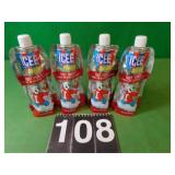 4 Bottles Icee Slush Fruit Punch