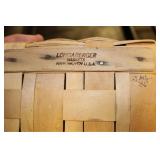 12" X 10" X 10" Longaberger Basket With Liner