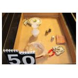 Flat with Thimbles ~ Ash Tray ~ Thermometer