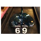 Carnival Glass 11" Tall Basket