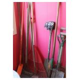 Gruop of Garden and Yard Tools