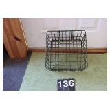Metal Basket  13 12" X 13 1/2"