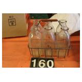 Milk Carrier with Different Dairy Bottles