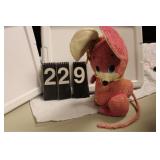 Vintage Pink Stuffed Toy