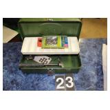 Box with Tack Hammer and Tacks