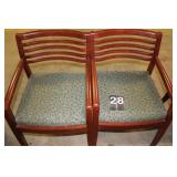 Pair of Cushion Arm Chairs