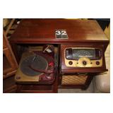 Old Zenith Radio and Record Player