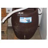 50 Gallon Flat Back Whiskey Barrel