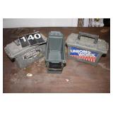 3 SmallPlastic Ammo Boxes