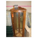 Corner Curion Cabinet