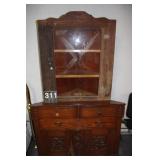 2 Piece Corner Cabinet