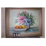 Still Life Oil on Canvas 30" X 36"