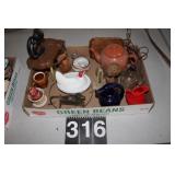 Flat with Hen on Nest ~ Teapot