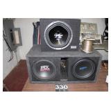 Speaker Box and Wire