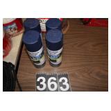 4 Cans of Blue Paint