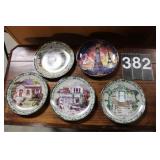 8 Collector Plates by Glenna Kurg Bradford Exch