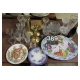 Group with Candle Holder ~ Vases ~ Platter