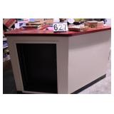 Sales Counter and Contents 45" Tall X 36 1/2" X 47