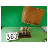 Cutty 12 Sark Ship Lamp 23" T (Works)