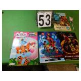 Flat Of 4 Color/ Sticker Books - Pen (New