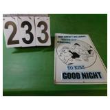 Family Circle Good Night Sign 12" X 8"