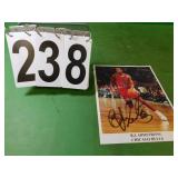 8" X 10" Chicago Bulls Print Signed BJ Armstrong