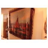 Early Settlement Tapestry 52 X 56