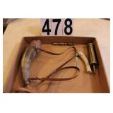 Powder Horn ~ Antler Knife