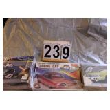 3 Car Model Kits  ~ 71 Plymouth Hemi